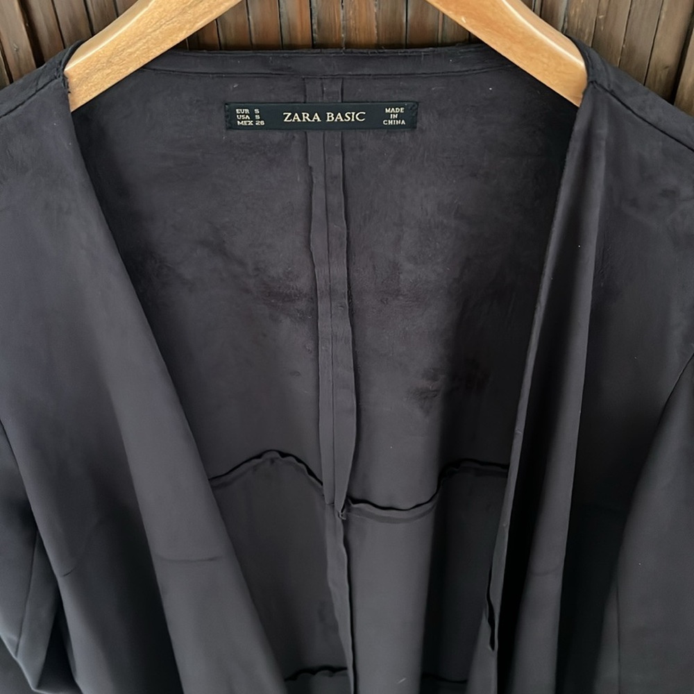 Zara Basic, Brown Jacket Size Small - image 3